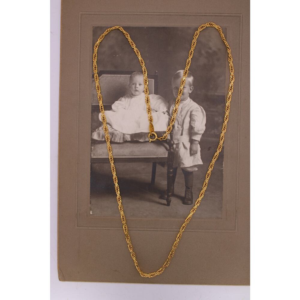 Trifari Goldtone Chain Necklace